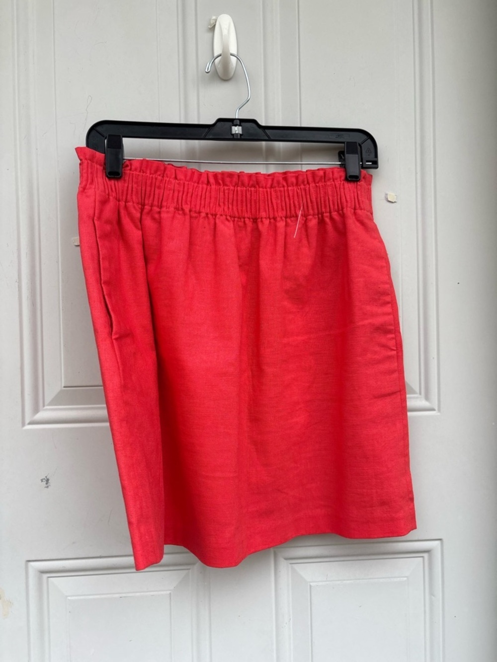 J. Crew Bright Coral Mini Skirt
